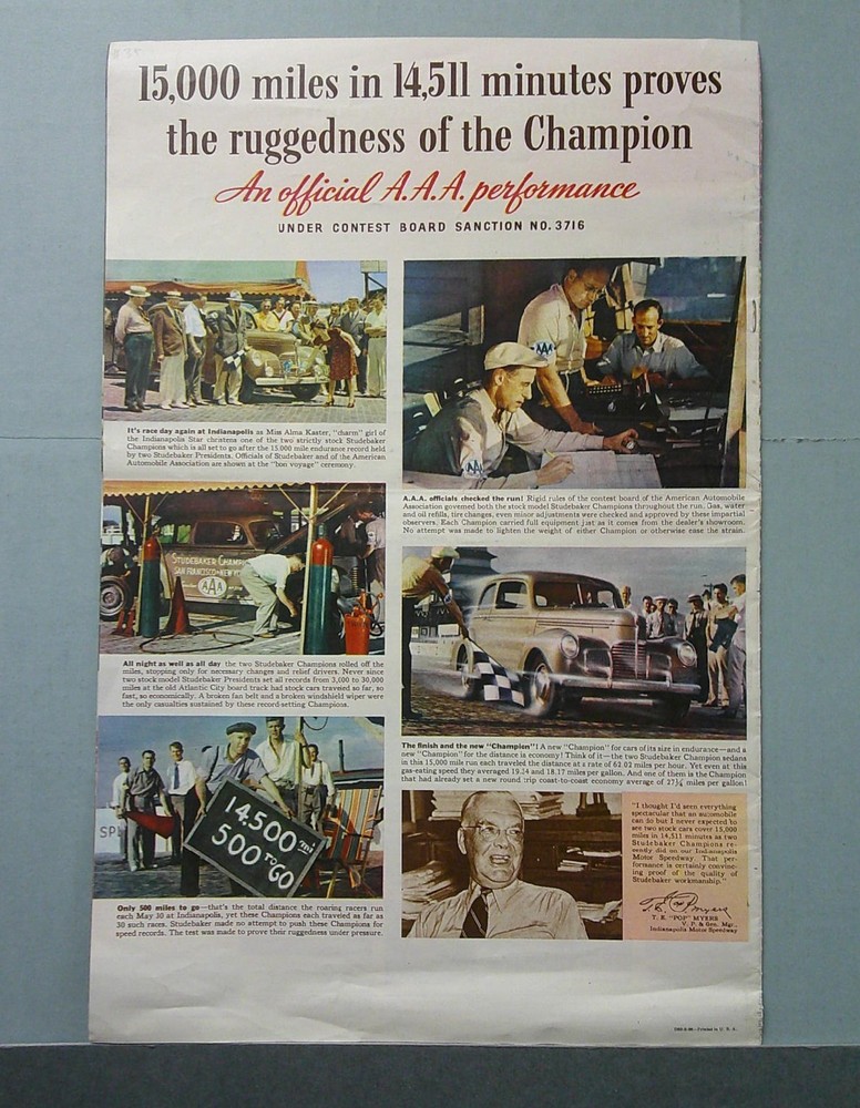1940 Studebaker Champion Sales Catalog