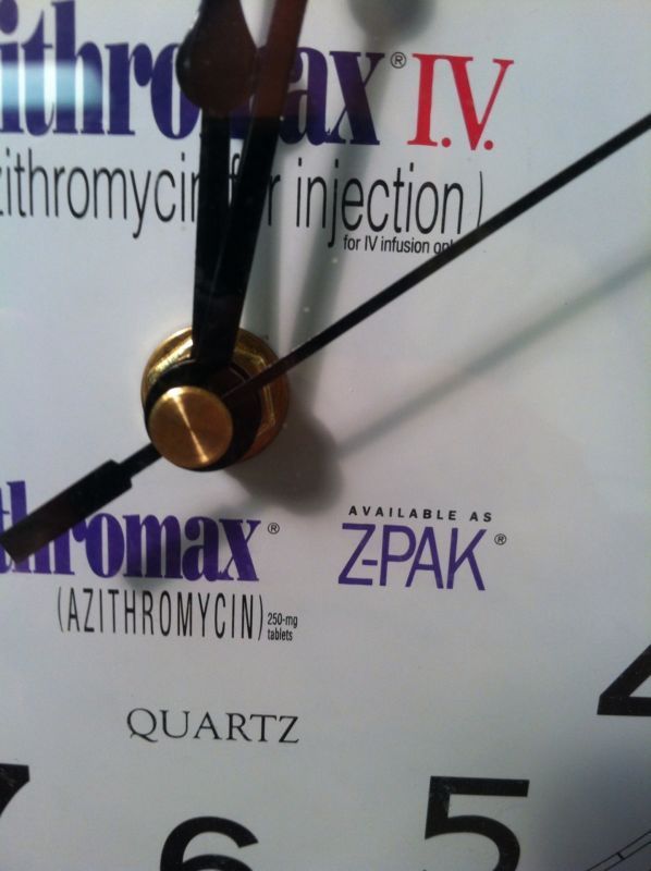 Pharmaceutical Wall Clock Drug ad Doctors Office PHARMA