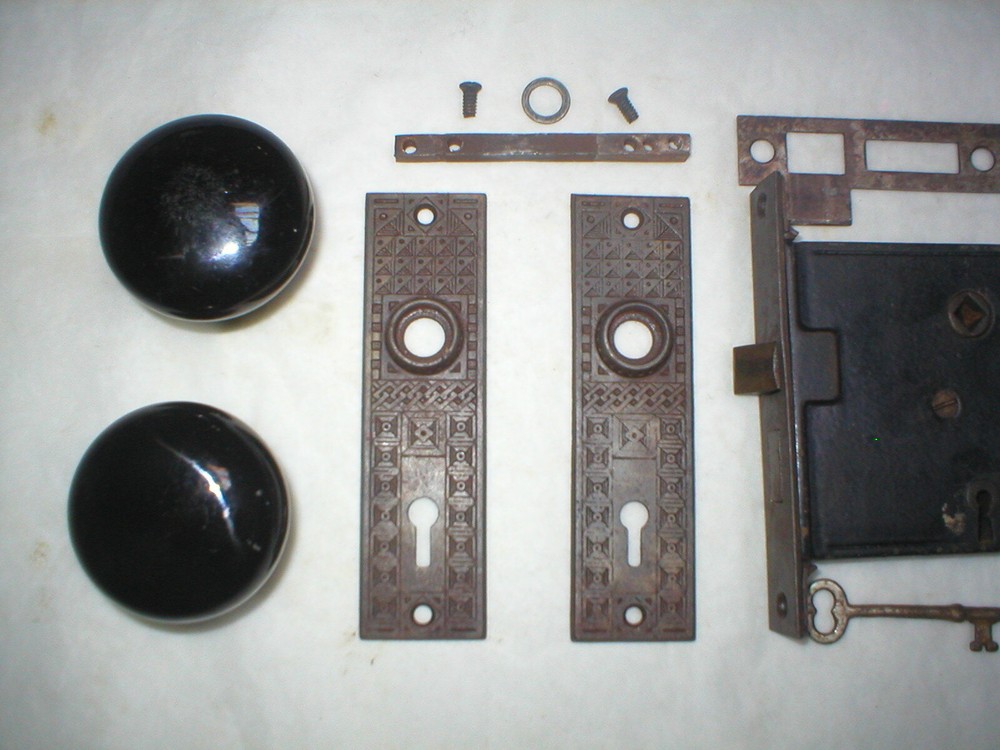 Antique Victorian Era Door Hardware