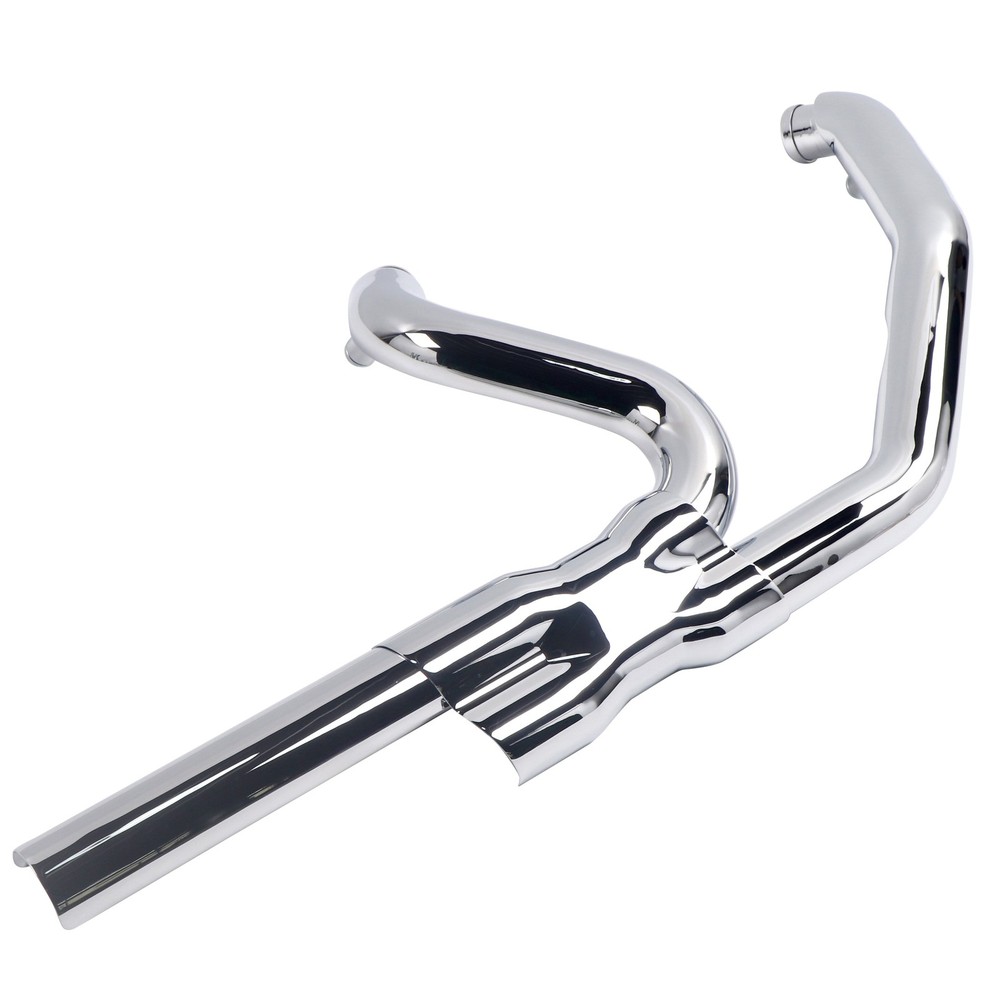 Boost Power Head Pipes Harley Touring 1995 - 2008 Chrome 2 - 1 Headers for HP