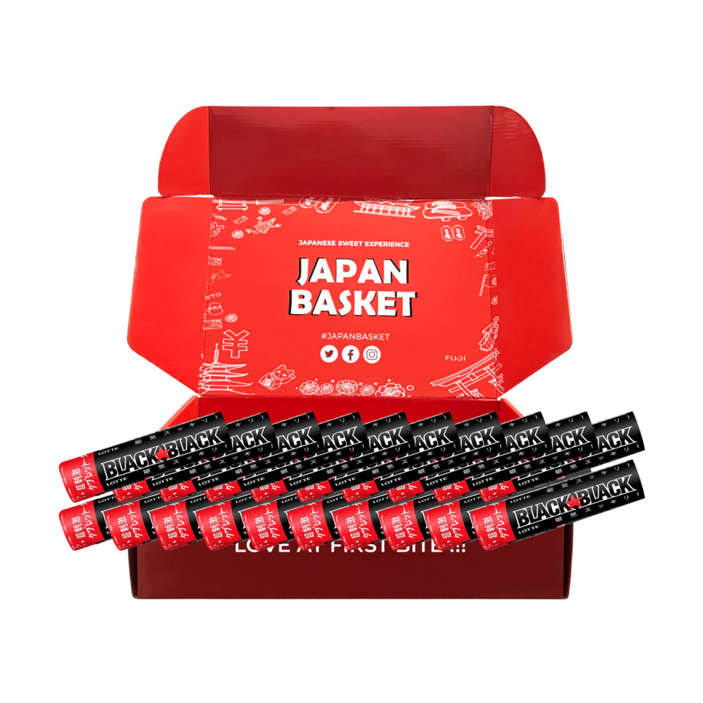 Lotte Black Black Strong Type Mint Tablets Japan