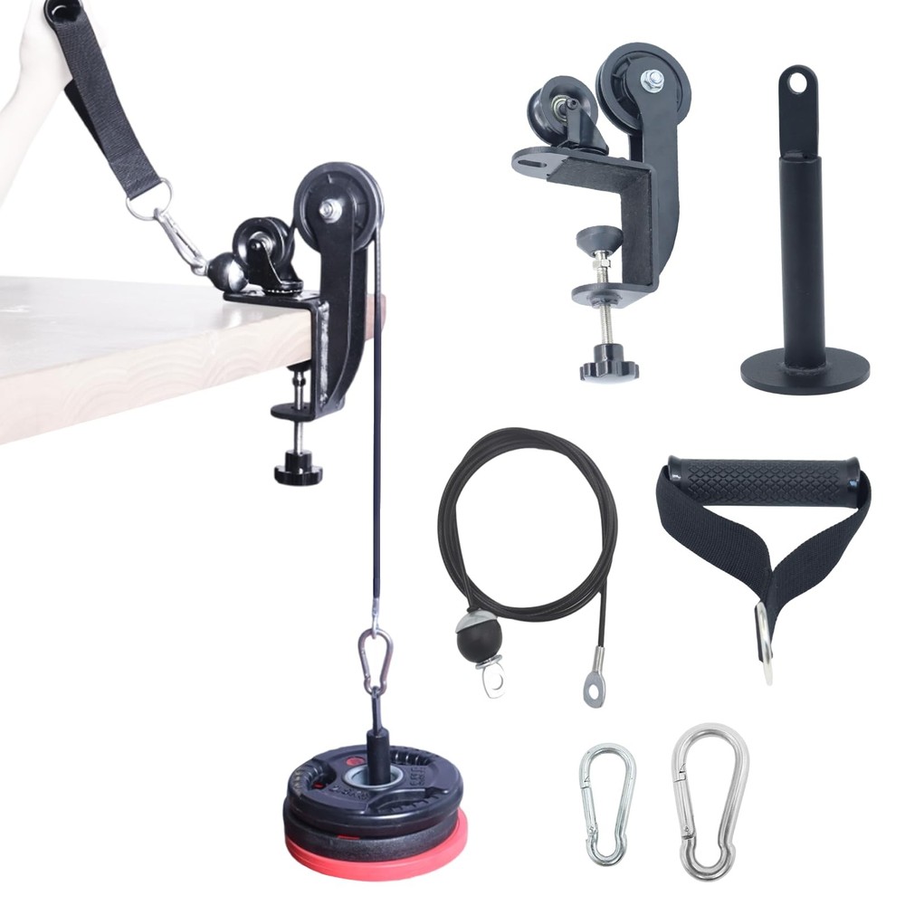 Arm Wrestling Training Pulley System Professional, Forearm Workout Table Equi...