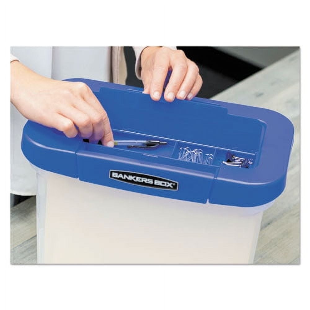 Heavy Duty Plastic File Storage Clear Portable Durable Organizer Modular