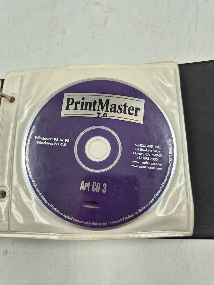 Gateway Software Storage Binder Microsoft Windows 98 WordPerfect 8 Used