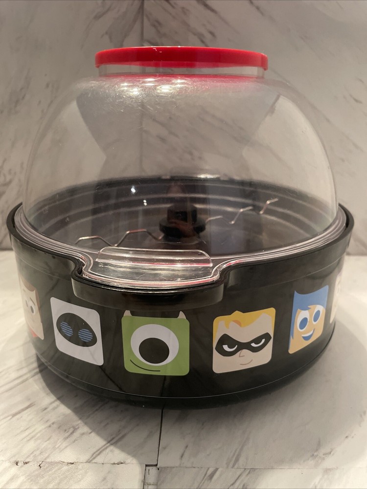Disney Pixar Characters Stir popcorn Popper Maker machine model DPX-16 Tested