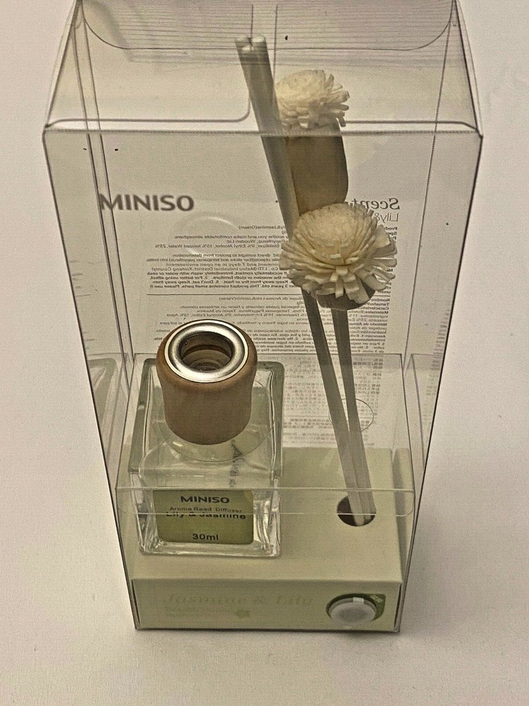 6 PCS. NEW. Miniso Aroma Reed Diffuser 30ml (Lily & Jasmine)