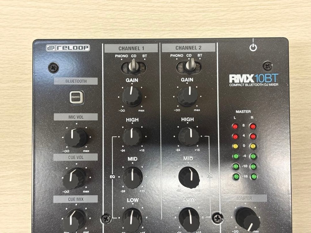 Reloop RMX-10BT Bluetooth Input DJ Mixer 40