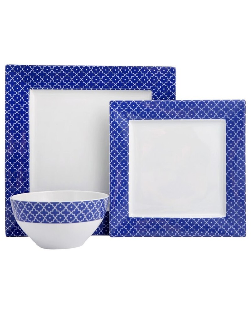 Porland Passion 3Pc Place Setting Blue