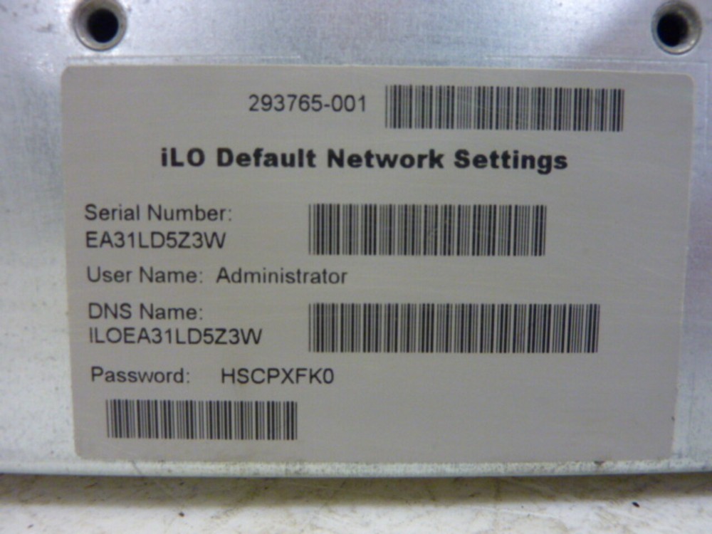 HEWLETT PACKARD Proliant Server DL580 Used #56292
