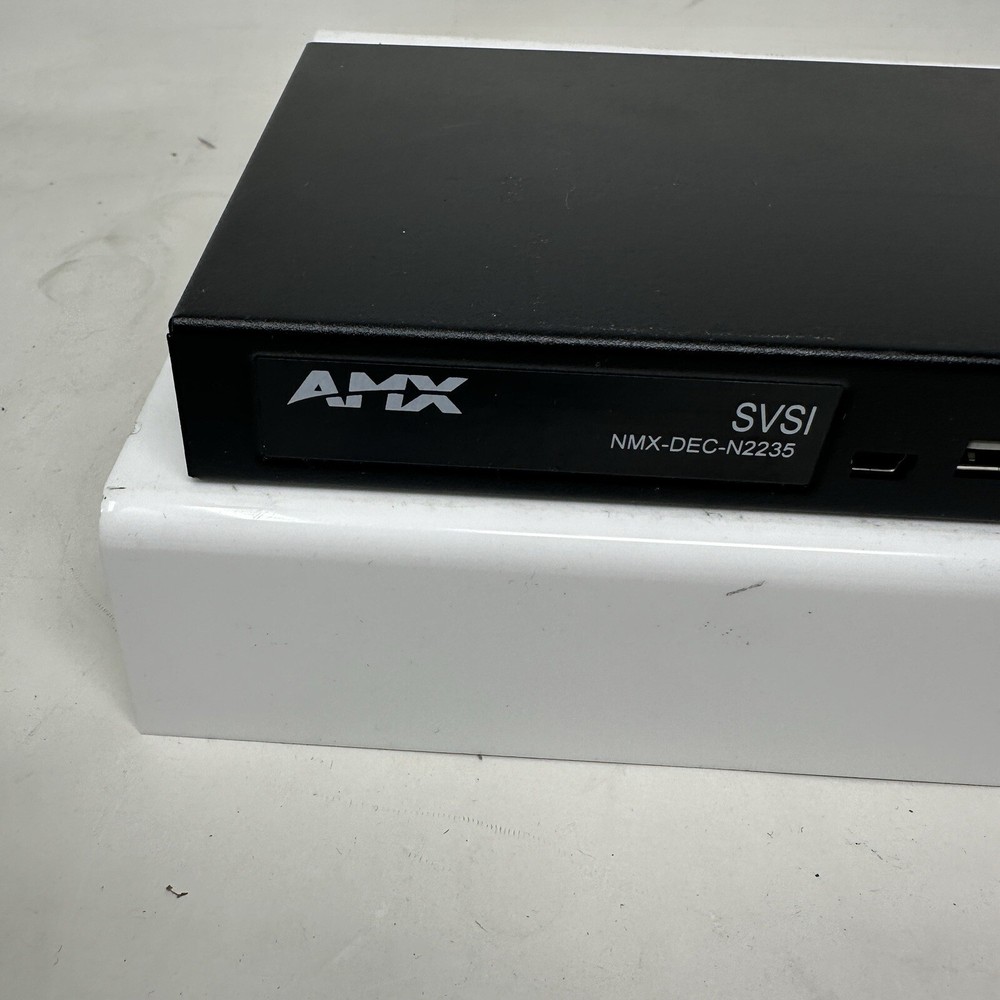 AMX SVSI Audio Transceiver Video Decoder NMX DEC N2235 & Connectors