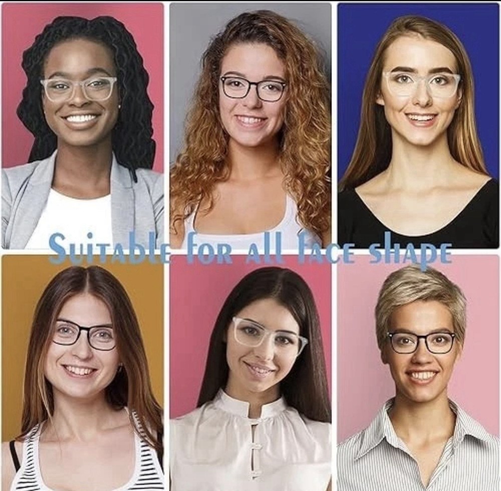 2~Hunsquer Blue Light Blocking Glasses for Women & Men~ Computer, Phone, Gaming