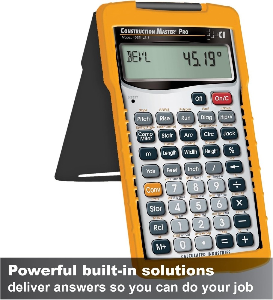 CM Pro Advanced Construction Calculator - Builder's Choice
