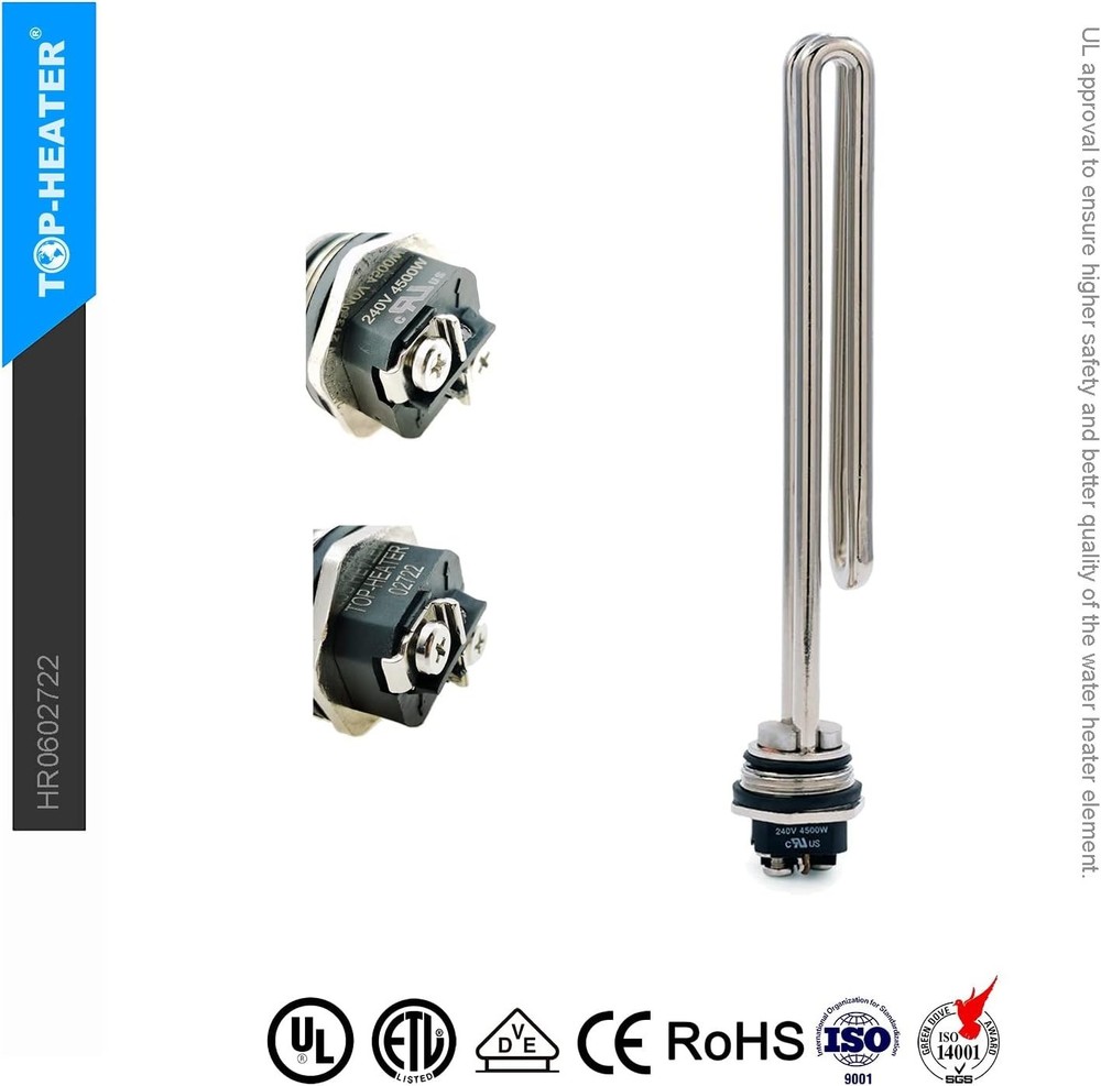 Water Heater Element Replacement 4500W 240V,Screw-in Foldback Element 02722 b...