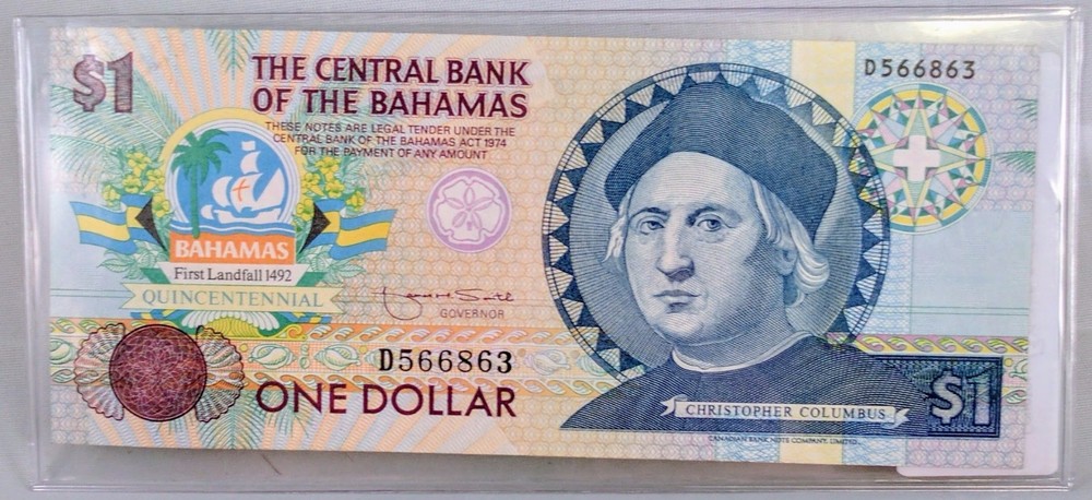 1992 Bahamas Dollar Commemorative Issue
