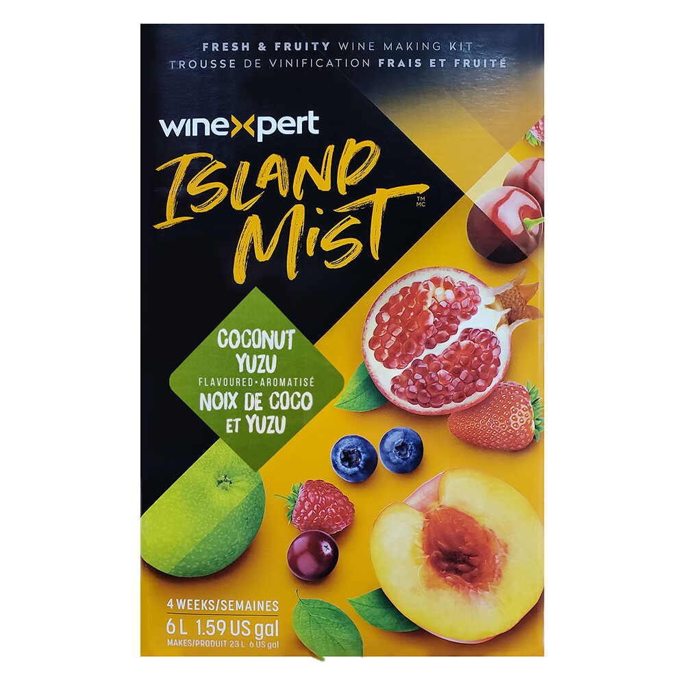 Island Mist Coconut Yuzu Wine Ingredient Kit