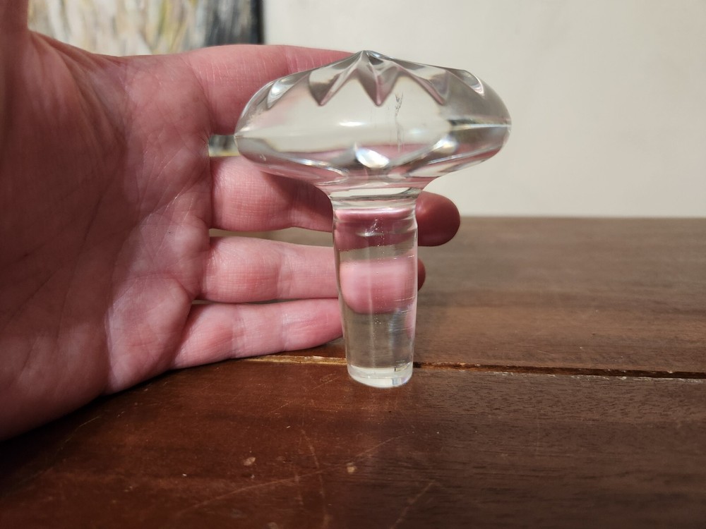 Glass Comeragh Cut Pattern(?) Cordial Decanter STOPPER ONLY