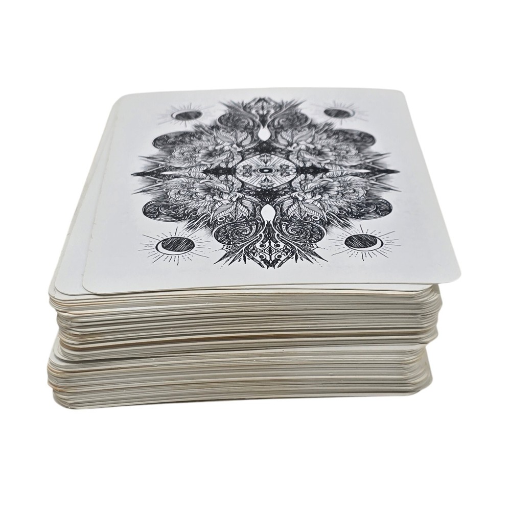 The Efflorescent Tarot Deck Black & White 78 Cards OOP - READ BELOW!