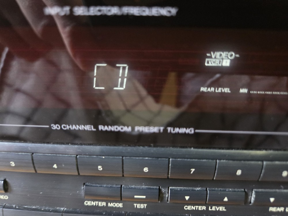 Technics SA-GX330 AV Control Stereo/VCR/CD/PHONO Receiver. READ