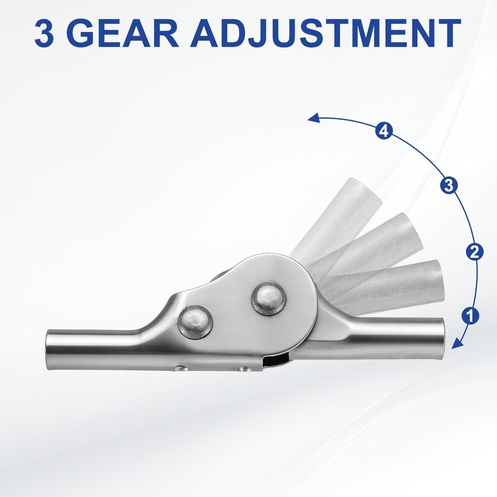 2Pcs Adjustable Sofa Hinge, 54 Degree 3 Gear Support Joint for Sofa