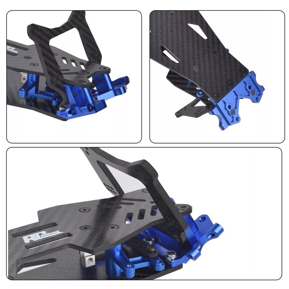 Carbon Chassis Frame Conversion Kit for Rustler VXL 2WD Bandit Upgrades