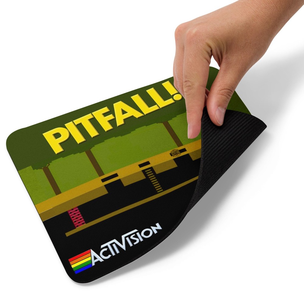 Pitfall! Atari 2600 - Mouse Pad NEW 9.5" x 7.75" Non Slip..