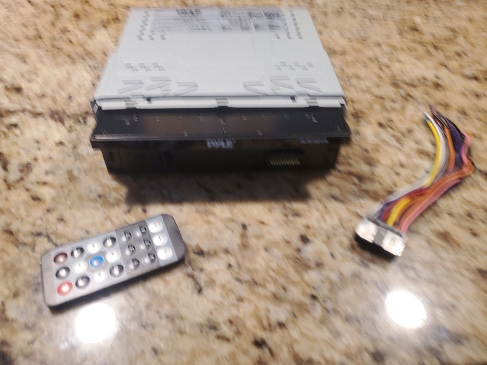 READ - Pyle 7" 1-DIN In-Dash DVD Player w/ Motorized Touchscreen & Bluetooth