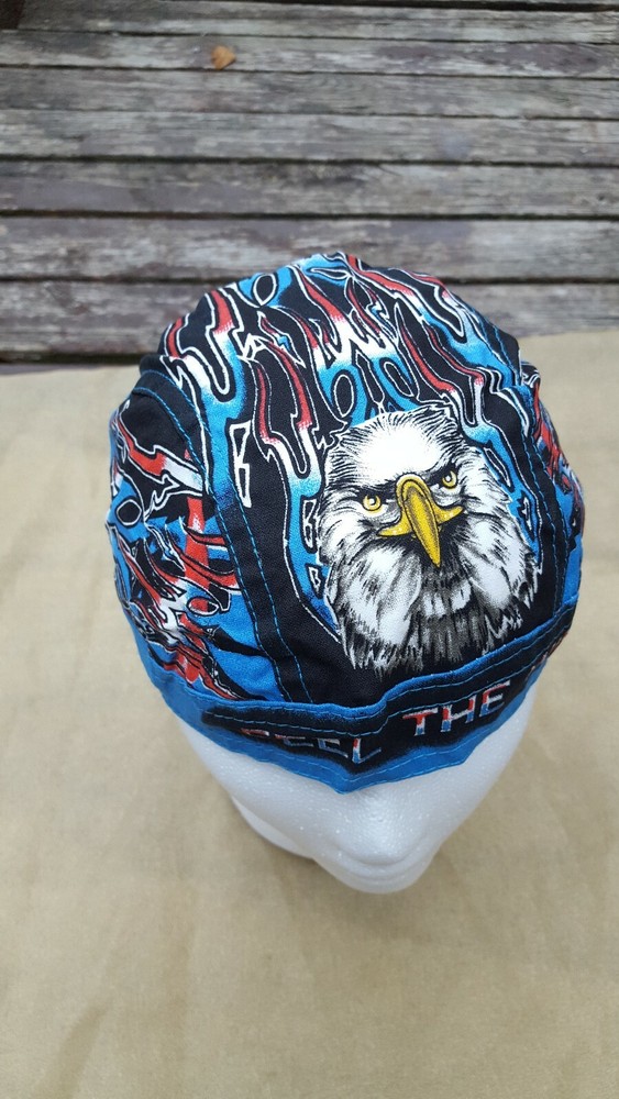 BIKER Motorcycle HEAD WRAPS SKULL CAP DOO RAG 6 pc RANDOM Assorted Patterns NOS