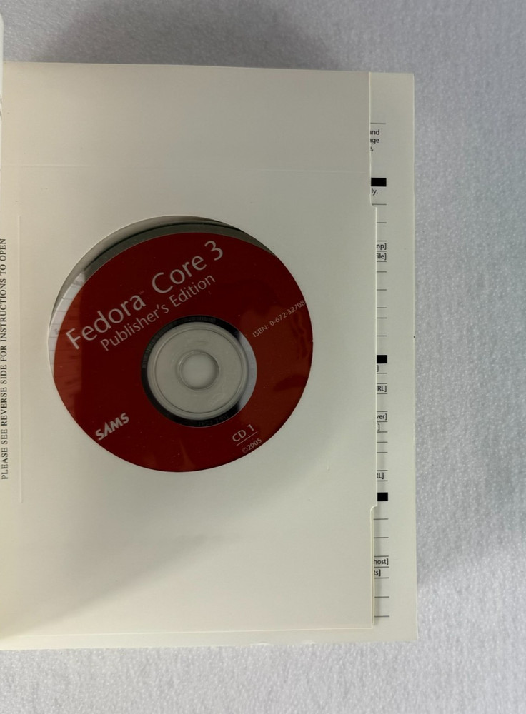 RED HAT LINUX FEDORA 3 Unleashed + Original Discs - Sams Publishing