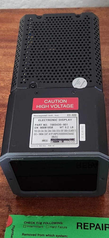 HONEYWELL Electronic Display PN 7003430-901