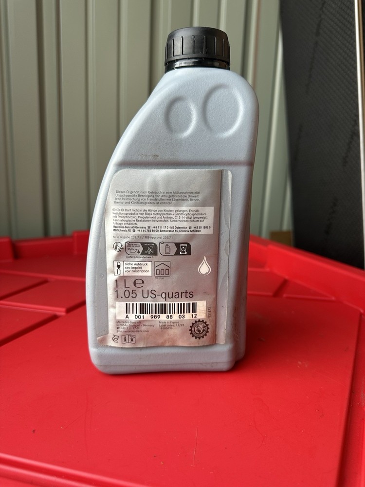 Mercede Hypoid Gear Oil 239.71