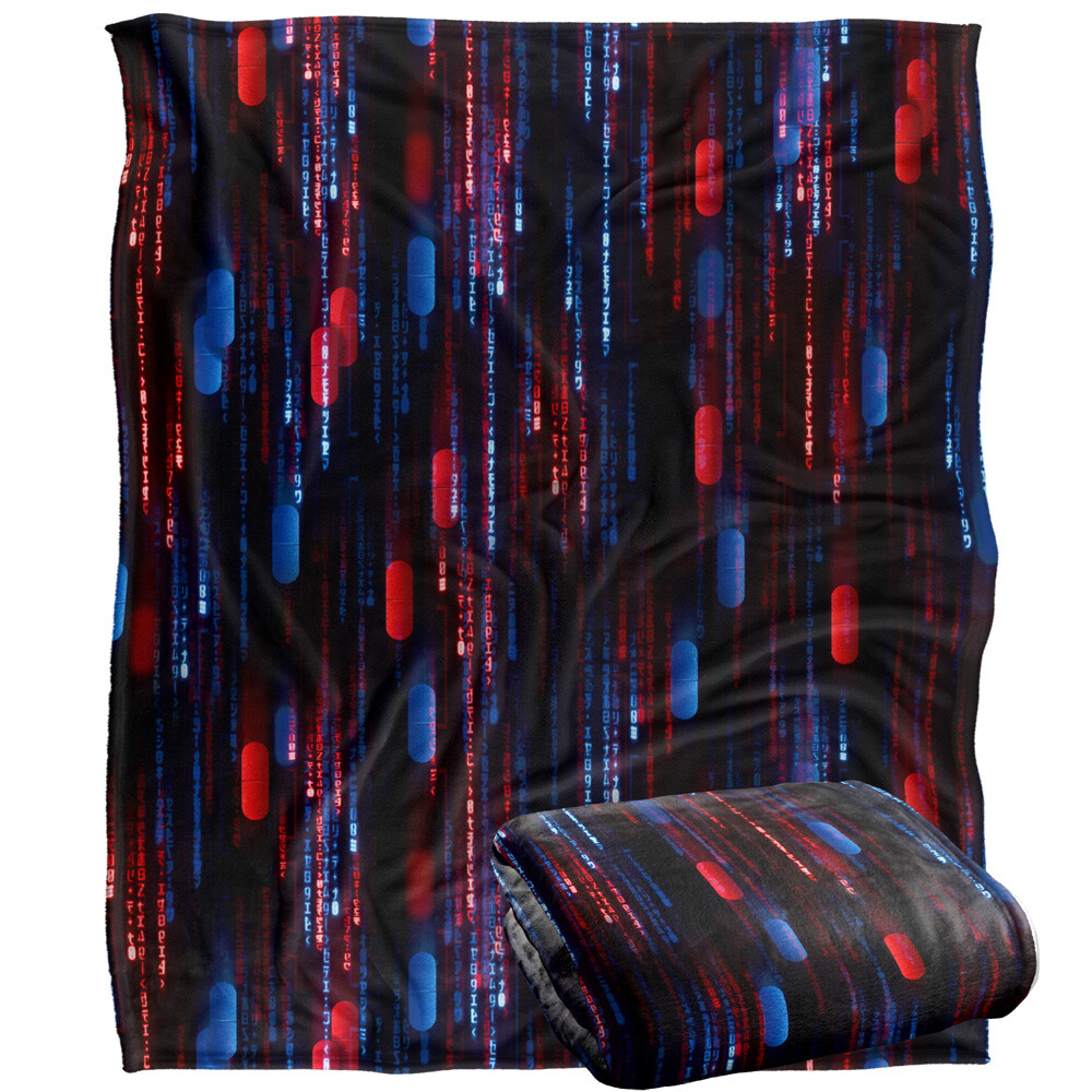The Matrix (2021) Pill Code Silky Touch Super Soft Throw Blanket