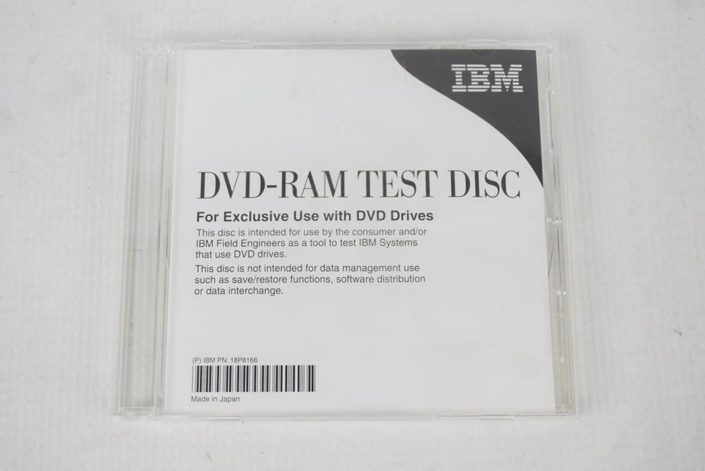 IBM 18P8166 DVD-RAM Test Disc
