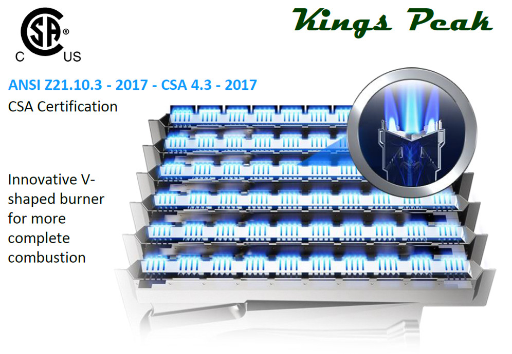 Kings Peak Indoor Tankless 199,000 BTU Natural Gas Water Heater KNG199INW 9.0GPM