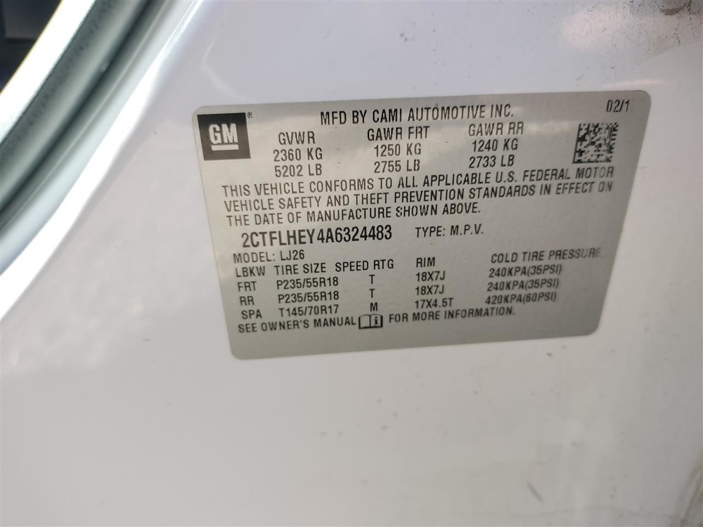 CONTROL PANEL OEM 10-11 GMC TERRAIN 1YR WRNTY