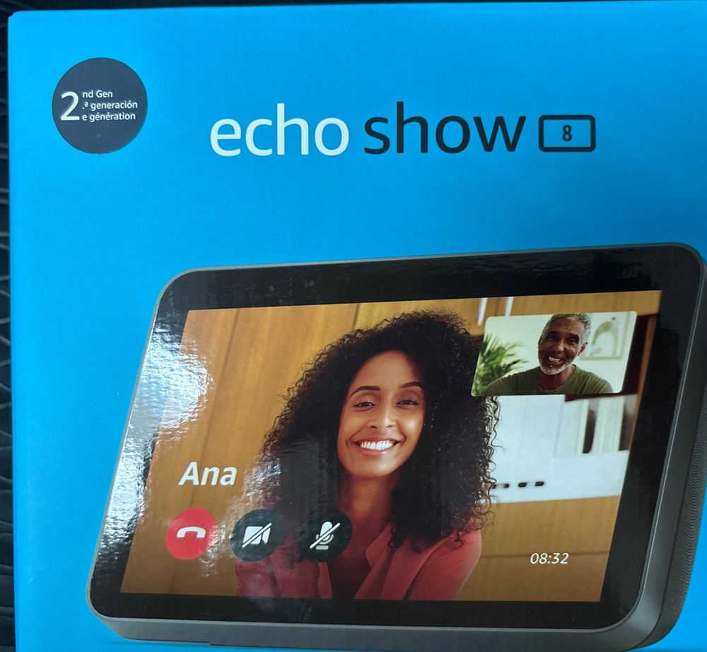 Amazon Echo Show 8 (2nd Gen) Smart Display Speaker - Charcoal