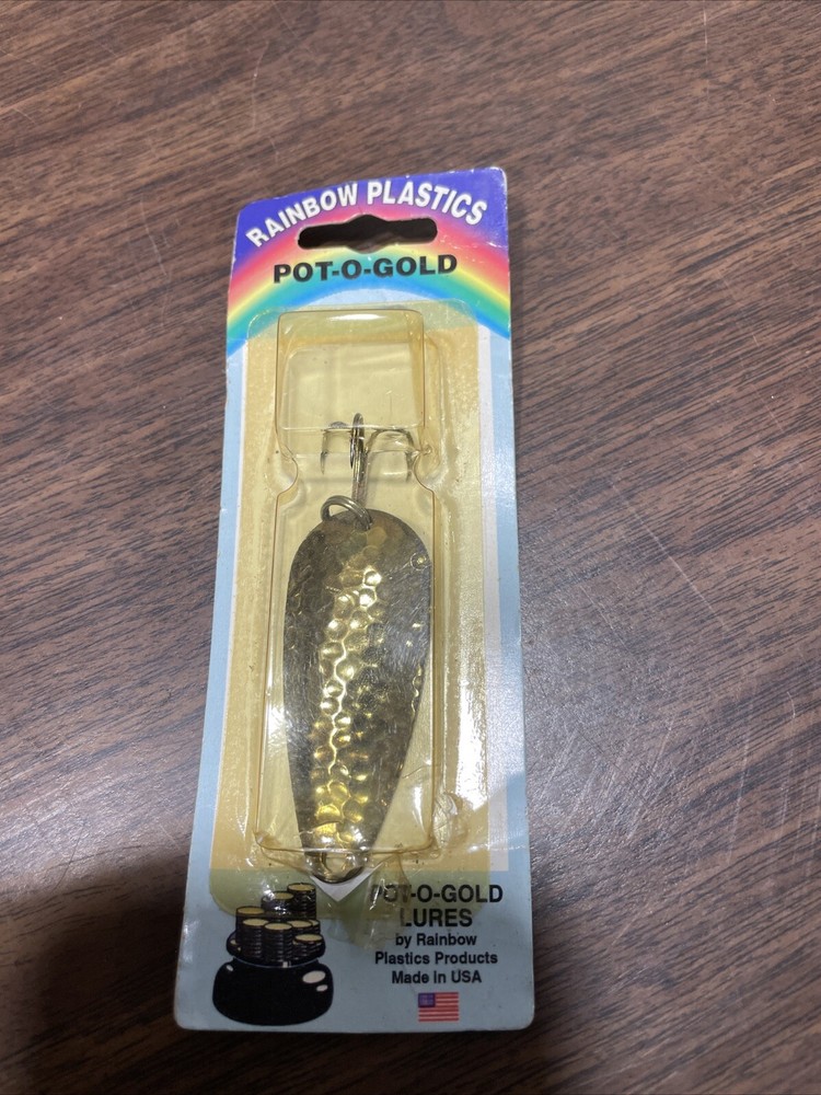 Rainbow Plastics Pot-O-Gold Casting/Trolling Spoon R412-hb