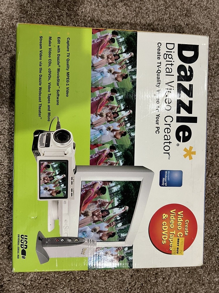 Dazzle DM 4100 Digital Video Converter Win 98,2000, ME, NO SOFTWARE, PRE-OWNED