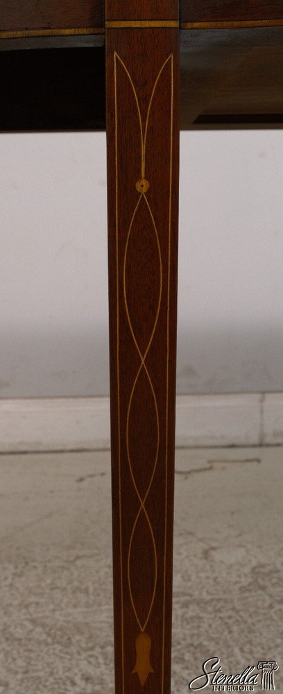 L32464EC: KINDEL Winterthur Collection Inlaid Mahogany Console Table