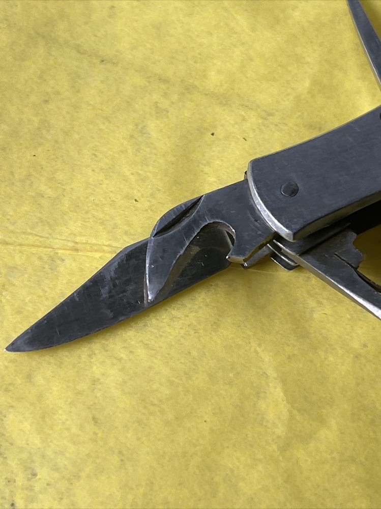 VINTAGE MULTI TOOL POCKETKNIFE KEYCHAIN (w14)