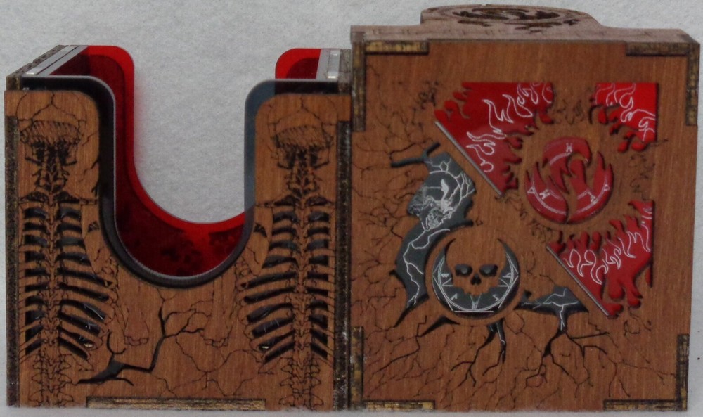 MTG Commander Deck Box RAKDOS RED/BLACK Magic the Gathering