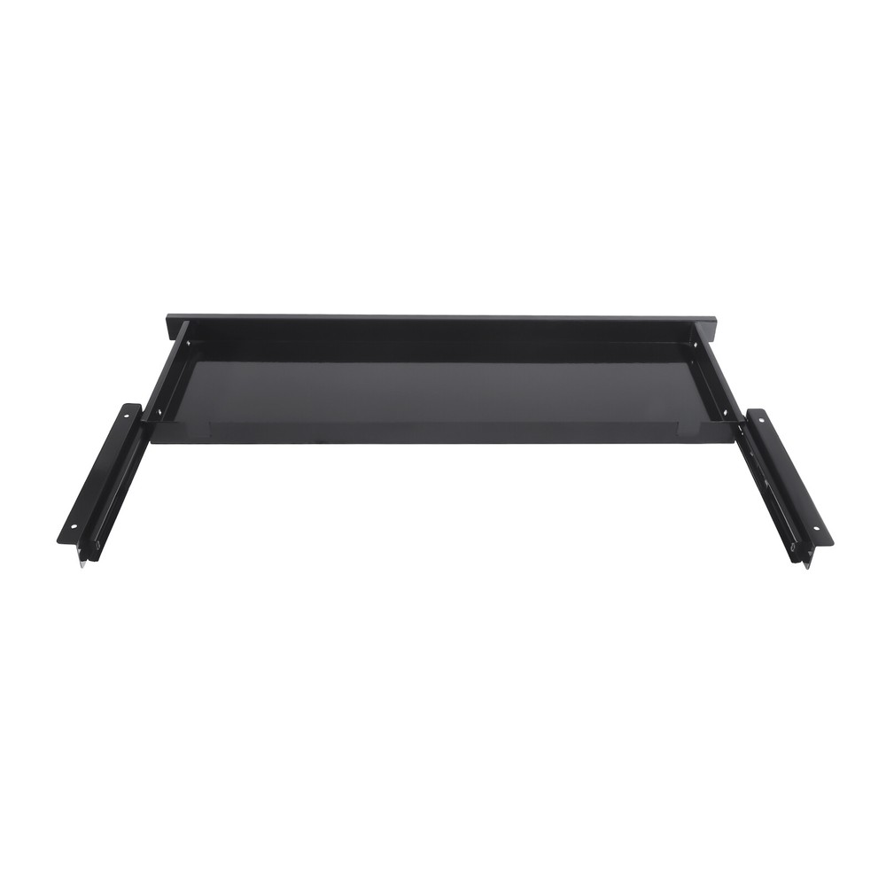 Sliding Pull-Out Under Desk Drawer – Space-Saving Keyboard Organizer