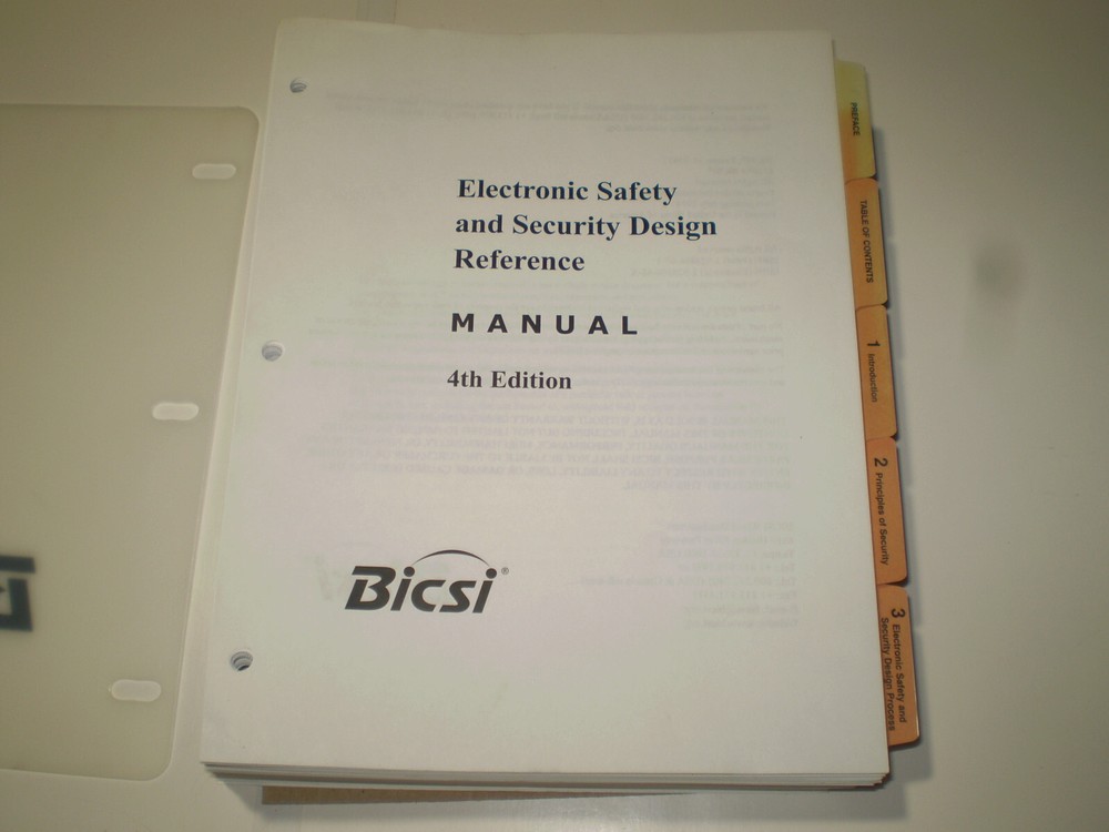 BICSI Electronic Safety and Security Design Reference Manual (ESSDRM) 4th ed