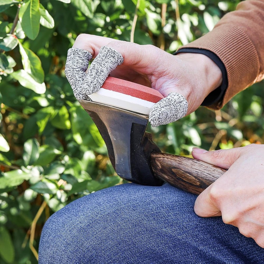 Angerstone Axe Sharpener - Multipurpose Axe/hatchet Sharpening Stone - Whetstone