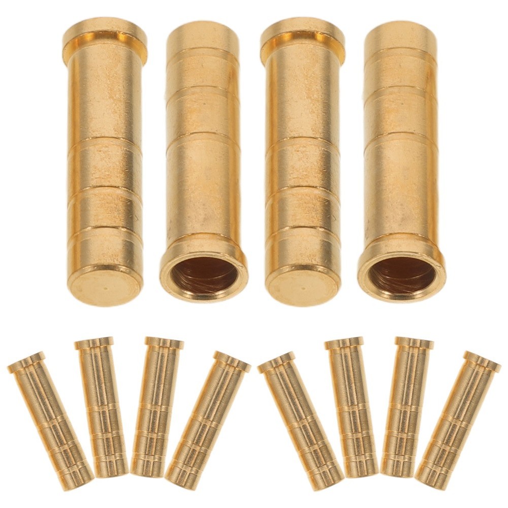 12 Pcs Arrow Connection Seat Inserts Archery Arrowheads Connector Brass