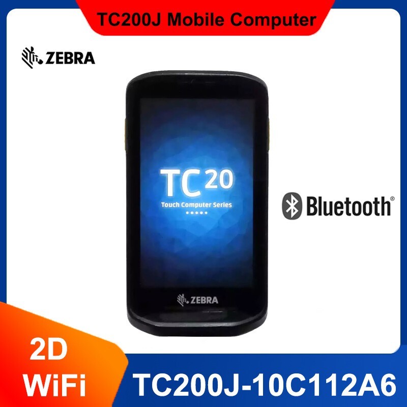 Zebra TC200J-10C112A6 Bluetooth 2D Mobile Computer Barcode Scanner with Battery