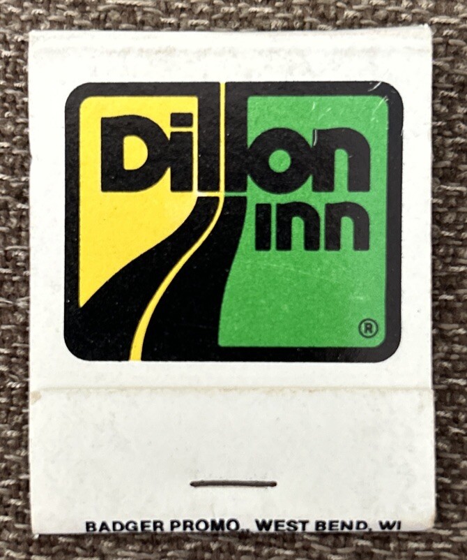 Vintage DILLON INN Hotel Full Unstruck Matchbook