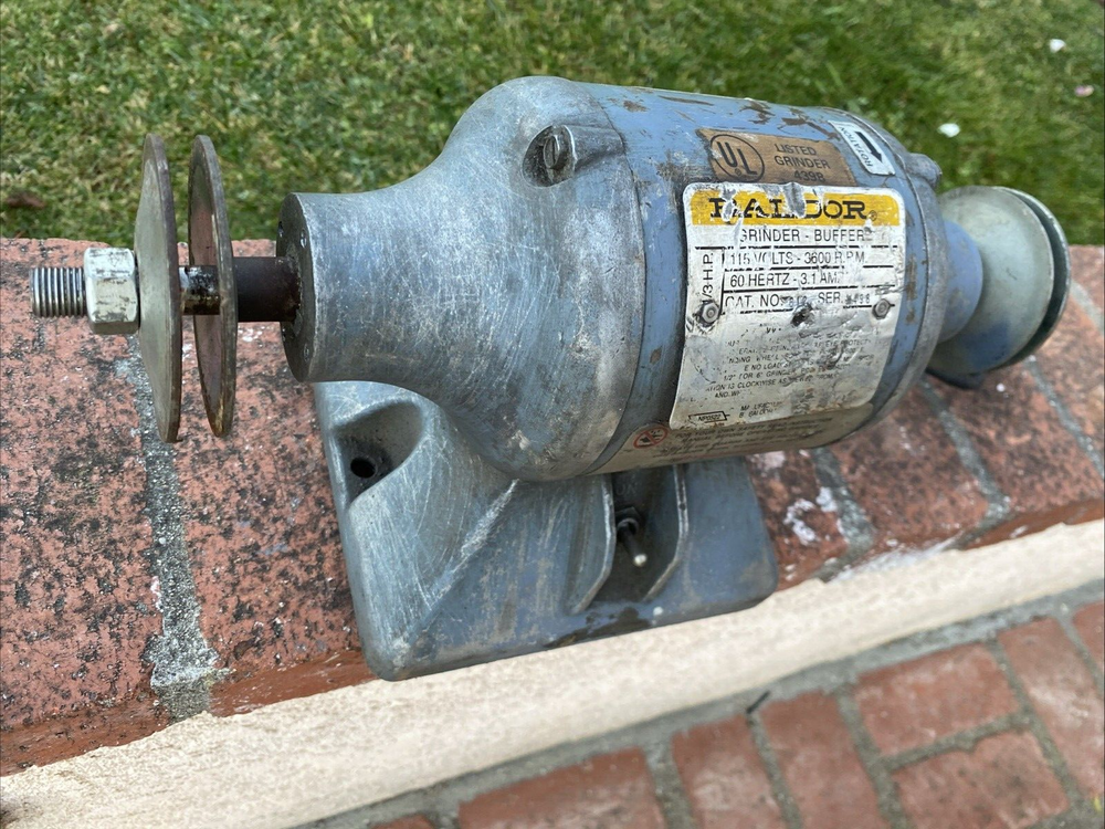 Baldor Grinder-Buffer 612 115V 3600 Rpm