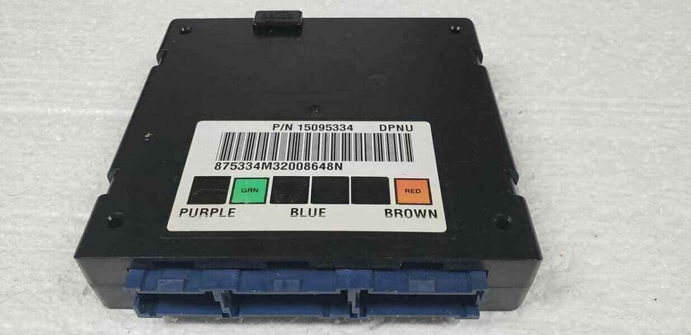 2002 Silverado Body Control Module Programmed To Your Vin Part No 15095334 BCM