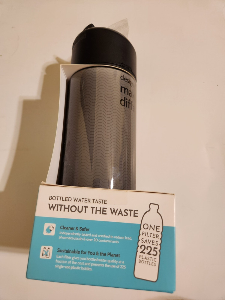 Astrea ONE Filtering Water Bottle Grey 18 oz