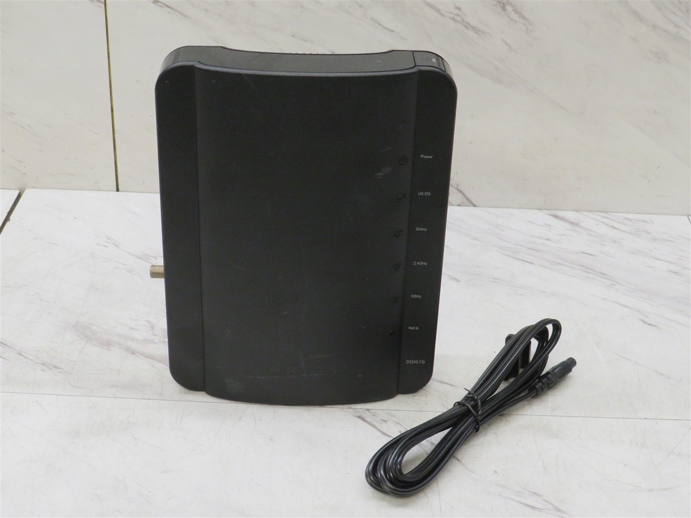 Arris Modem Router DG1670A Black